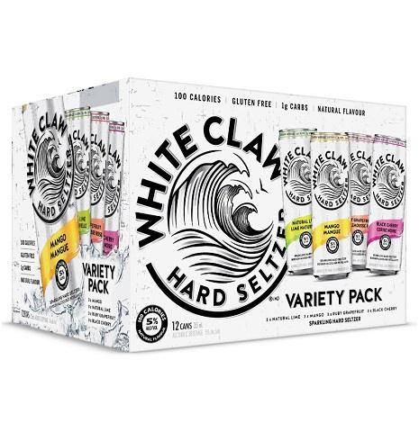 white claw variety pack 355 ml - 12 cans edmonton liquor delivery