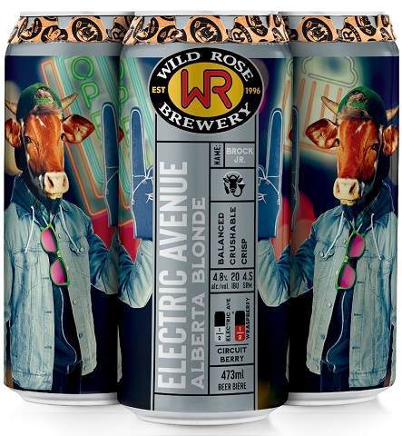 wild rose electric avenue 341 ml - 4 cans edmonton liquor delivery