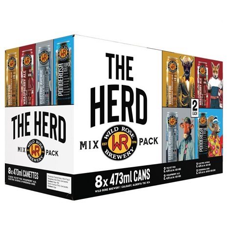 wild rose the herd mix pack 473 ml - 8 cans edmonton liquor delivery