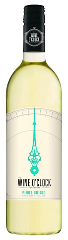 wine o' clock pinot grigio 750 ml single bottle edmonton liquor delivery