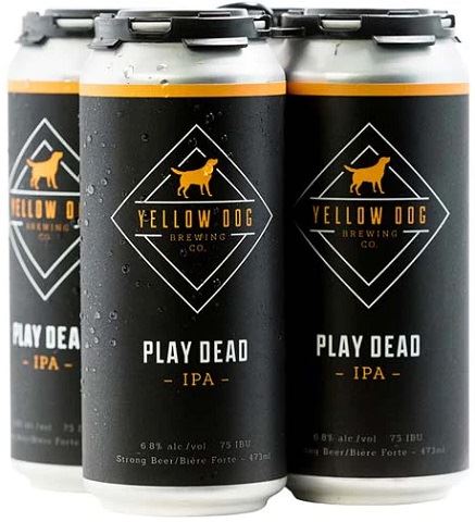 yellow dog play dead ipa 473 ml - 4 cans edmonton liquor delivery